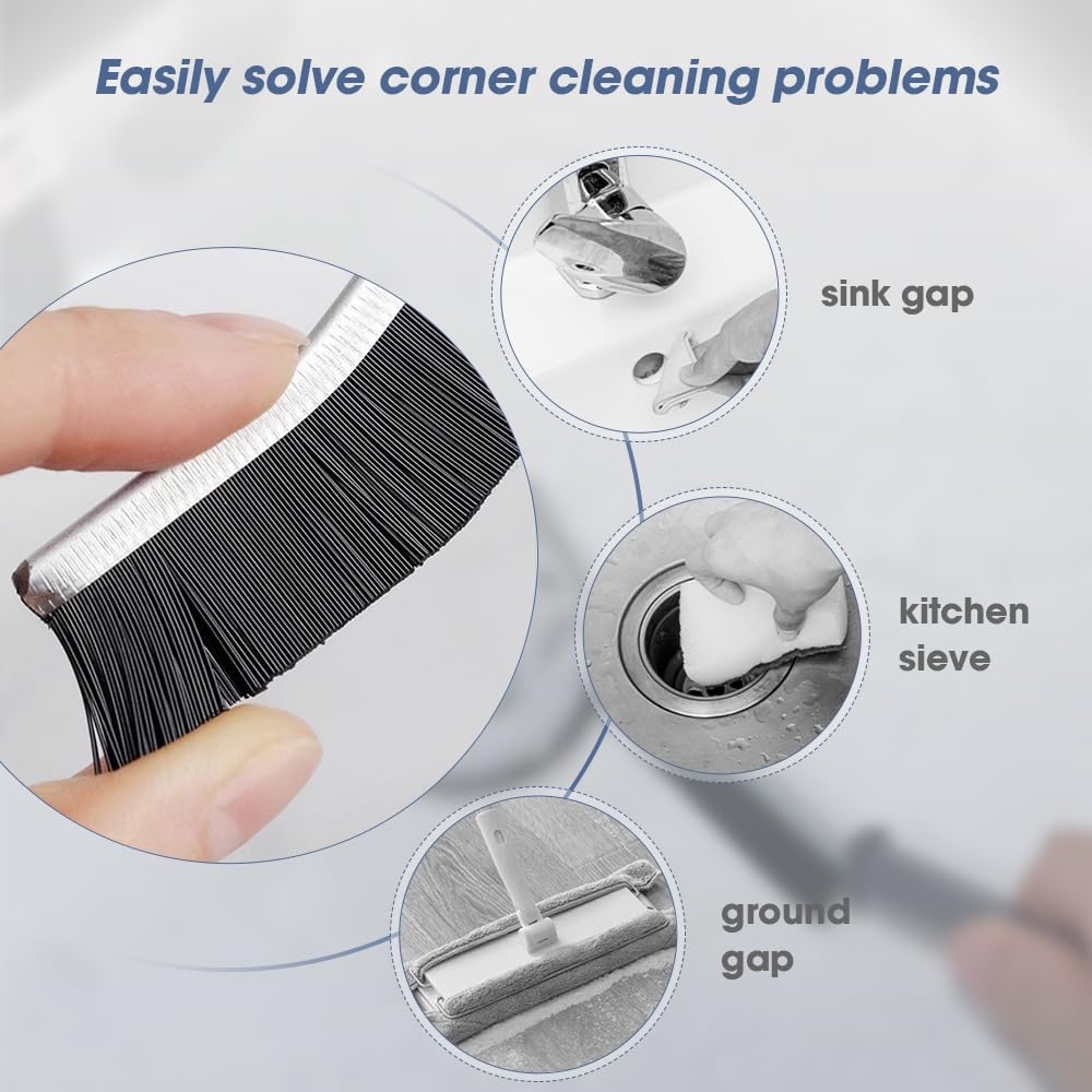 2pcs Hard-Bristled Crevice Cleaning Brush Kitchen Toilet Tile Joints D –  The Gourmet Gear